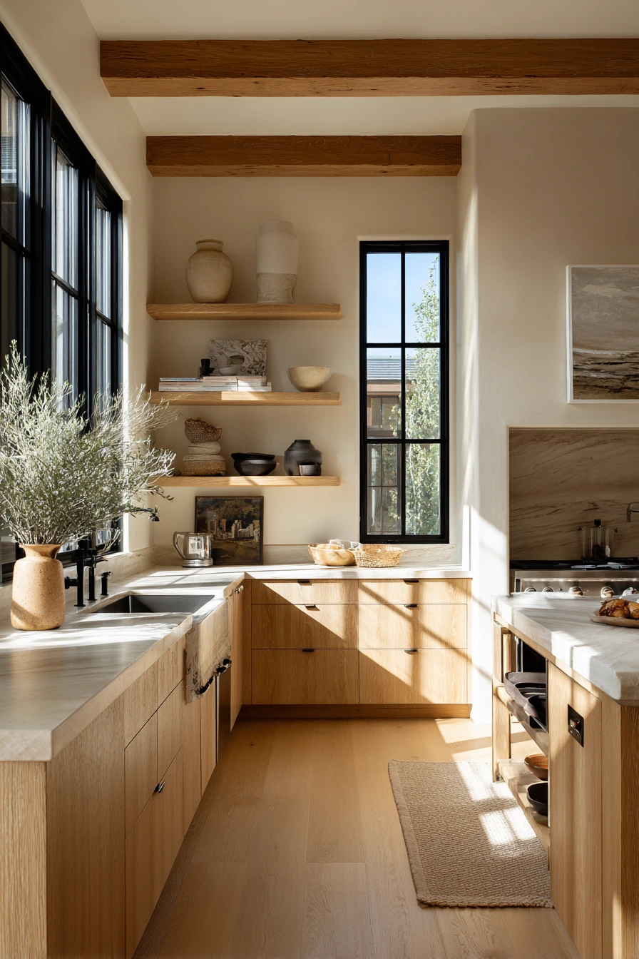 oak kitchen cabinets 26