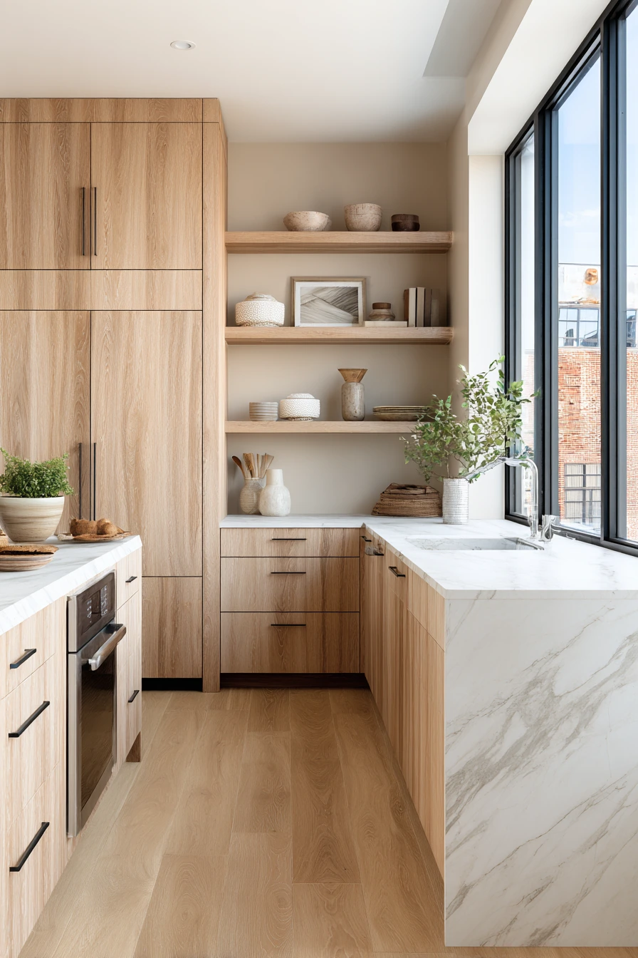 oak kitchen cabinets 3