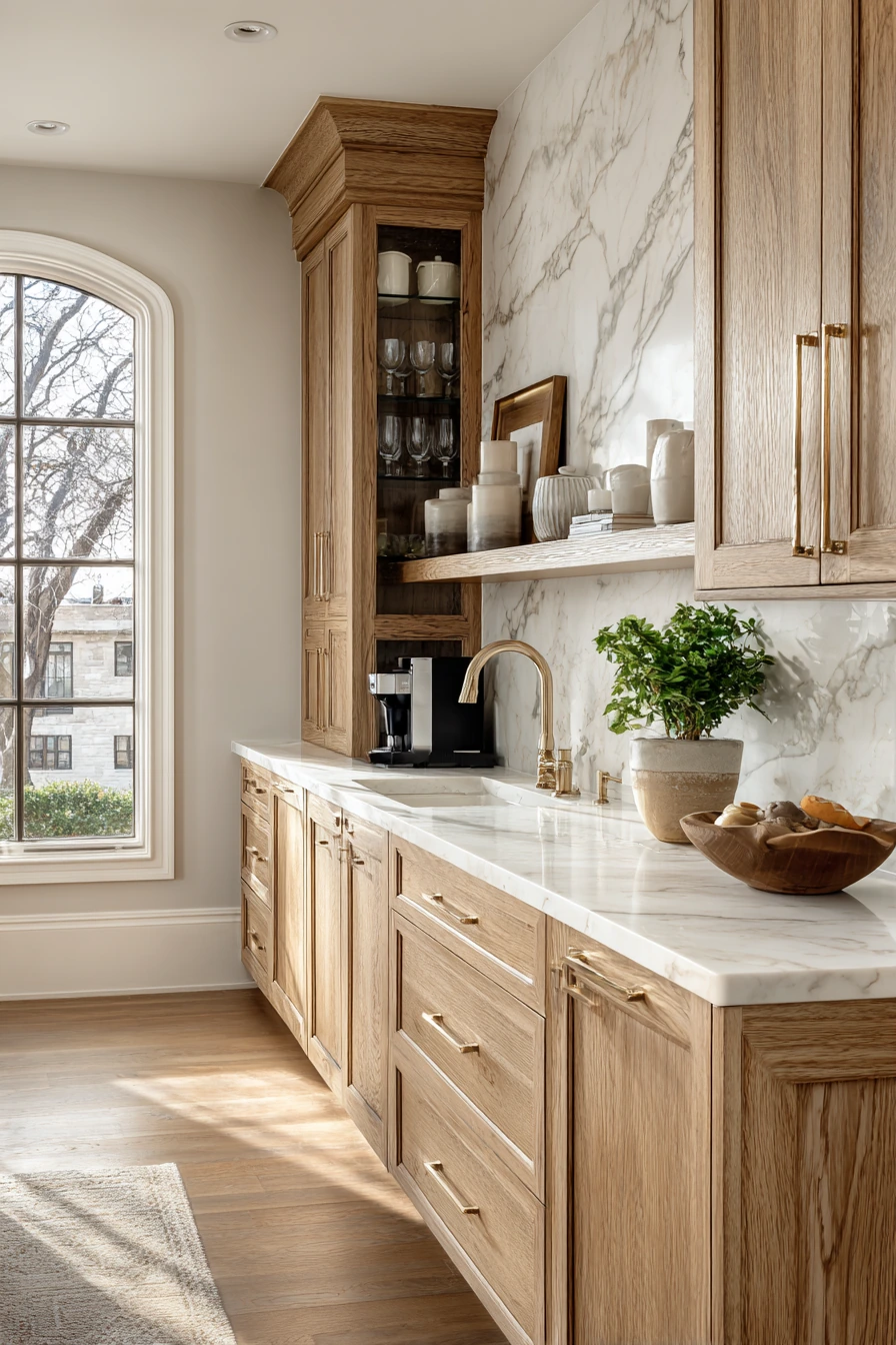 oak kitchen cabinets 33
