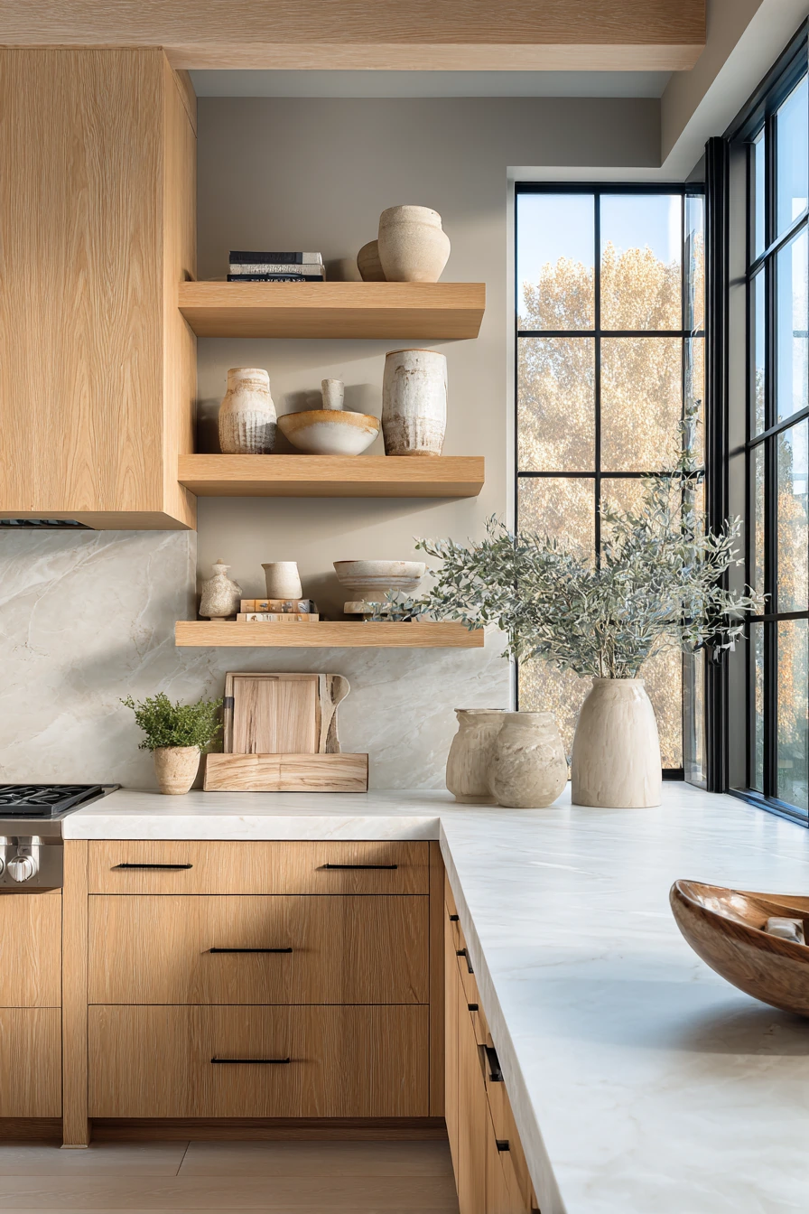 oak kitchen cabinets 37