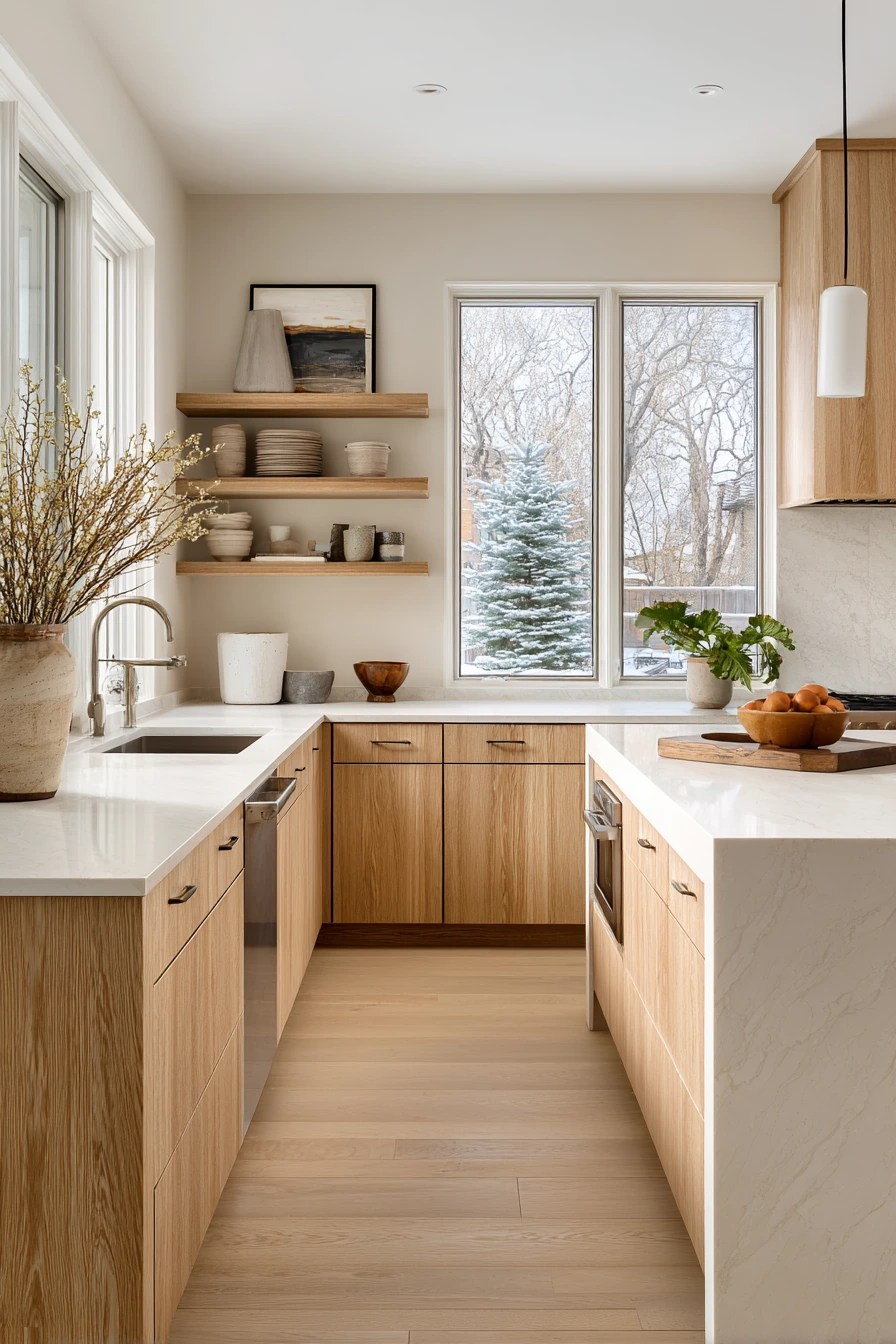oak kitchen cabinets 6