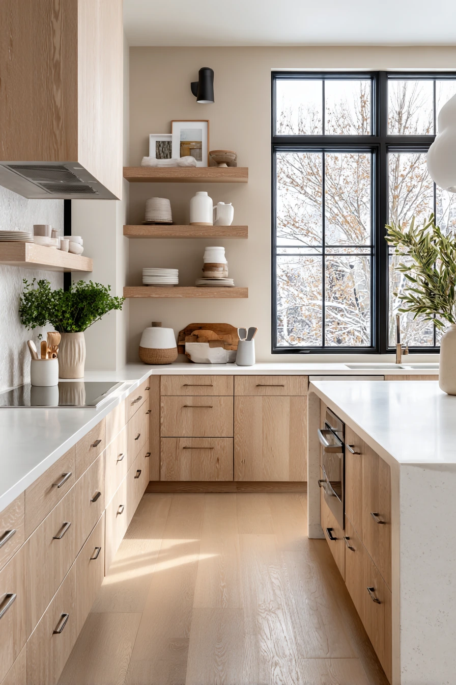 oak kitchen cabinets 7