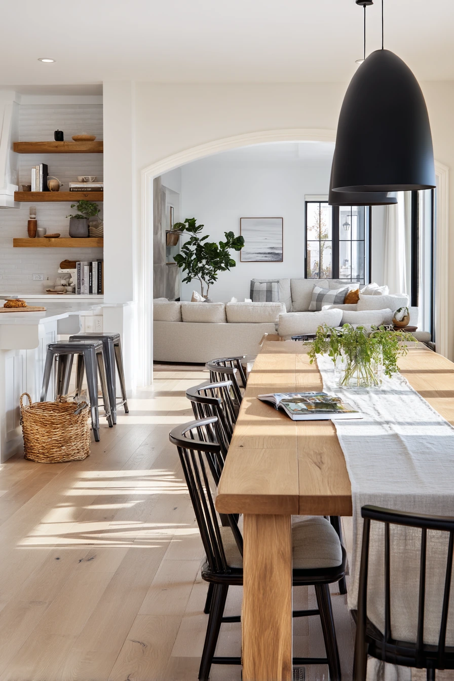 open concept dining room ideas 1
