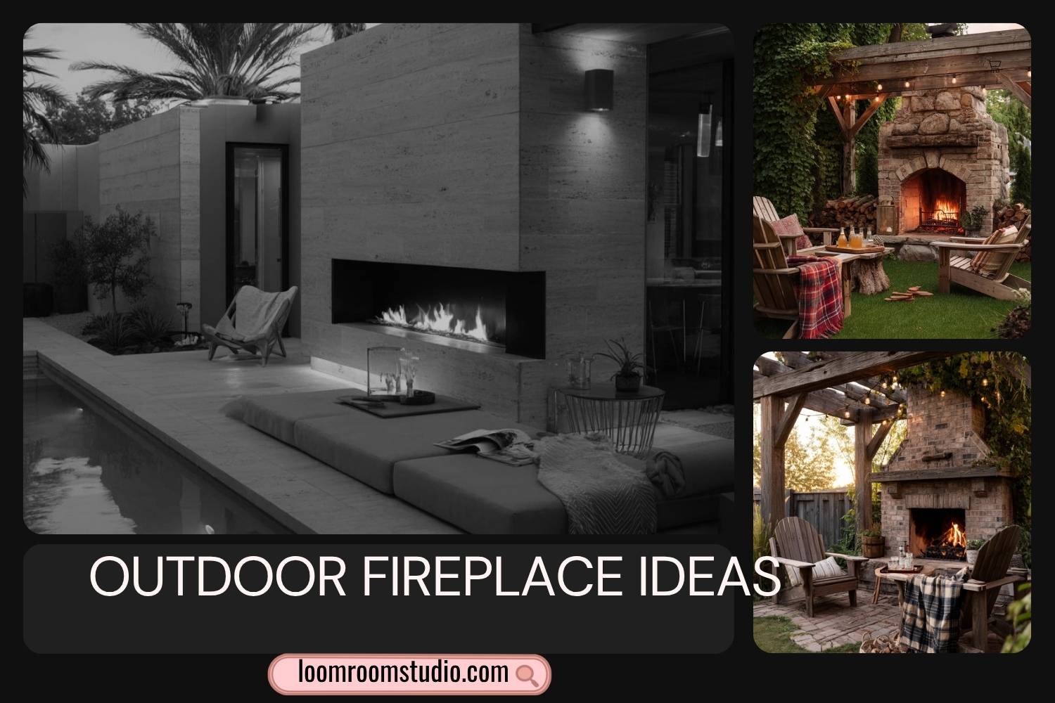 outdoor fireplace ideas