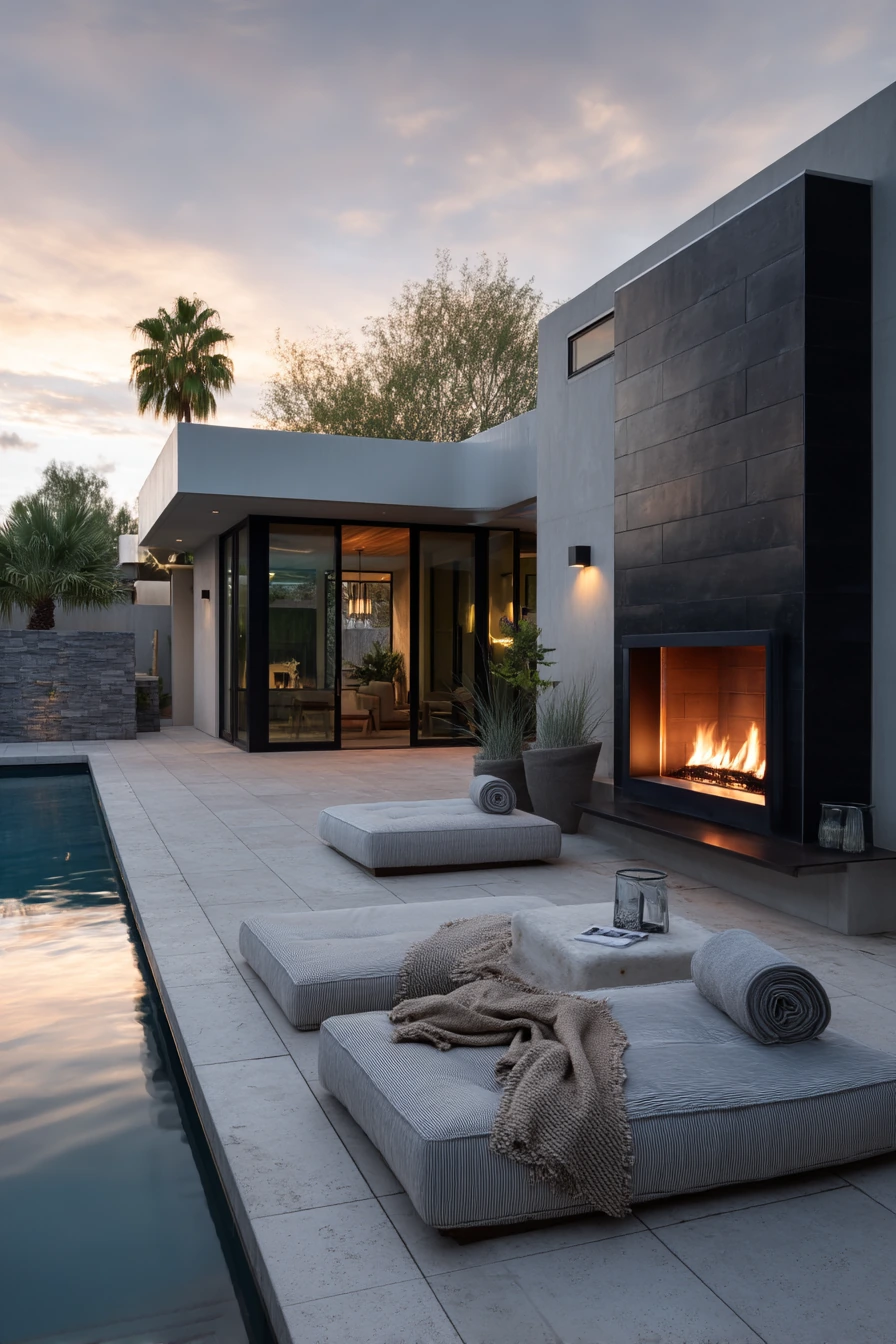 outdoor fireplace ideas 14