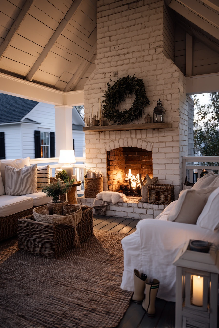 outdoor fireplace ideas 18