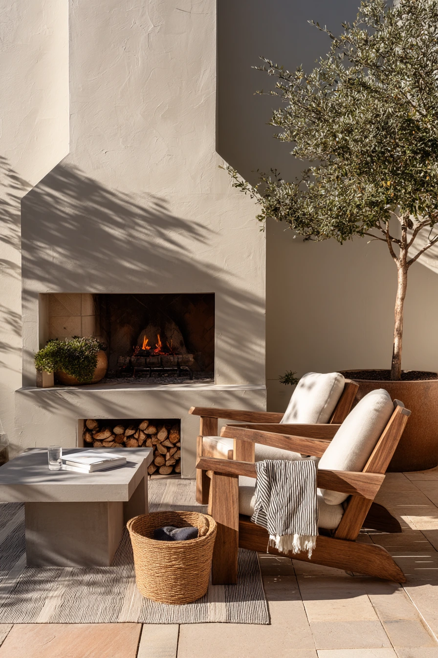 outdoor fireplace ideas 2