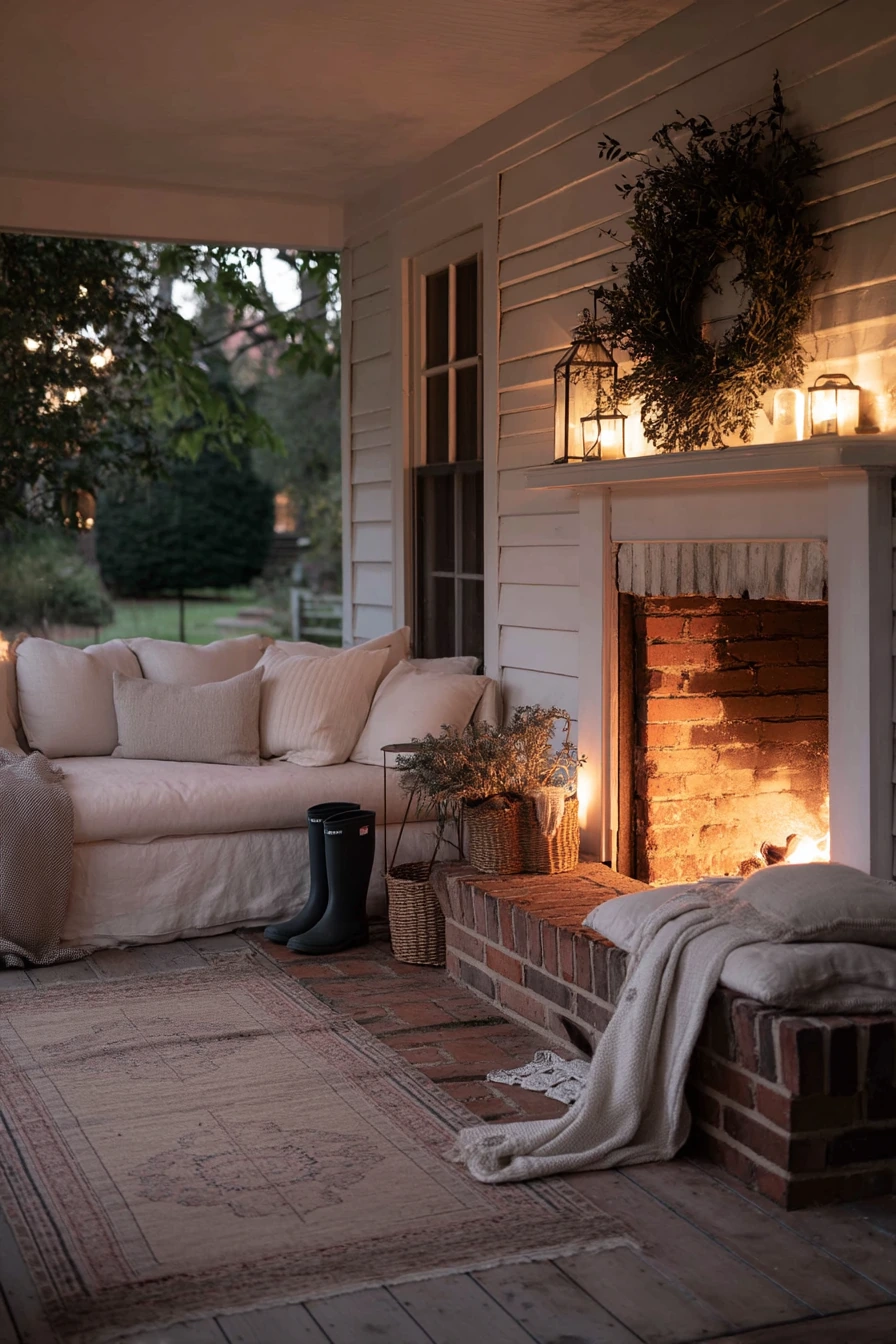 outdoor fireplace ideas 20