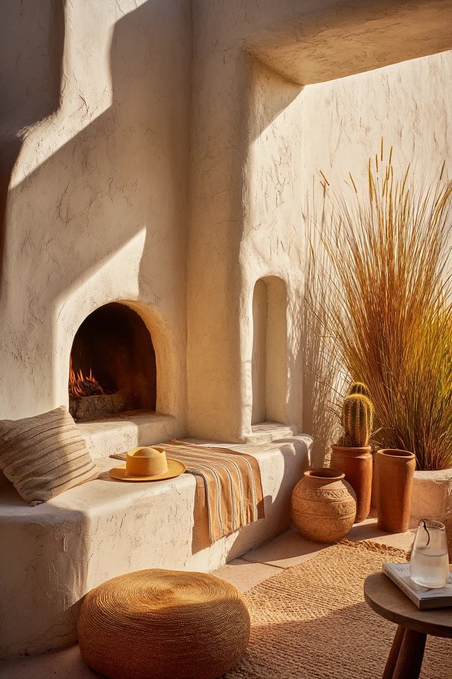 outdoor fireplace ideas 21