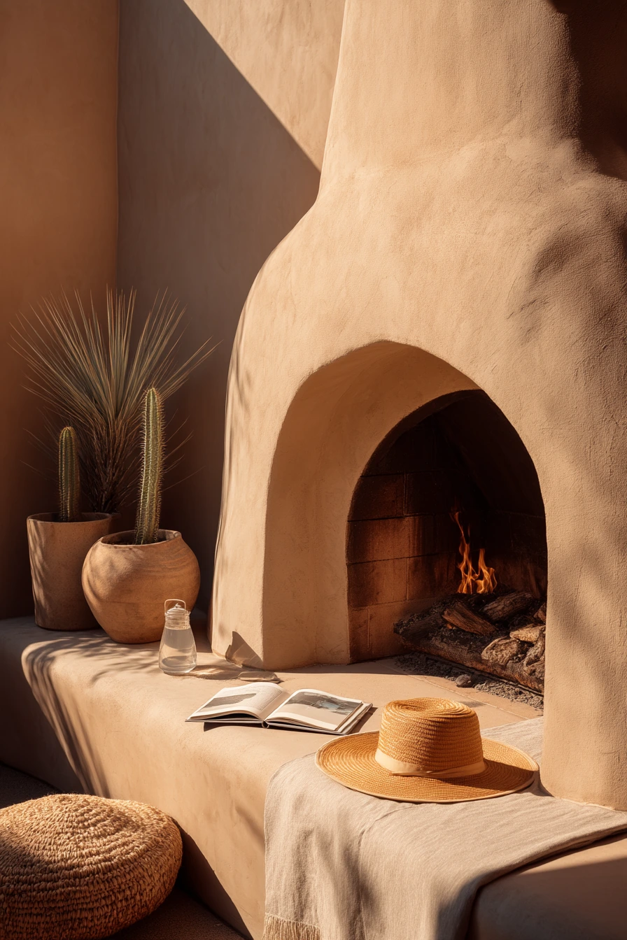 outdoor fireplace ideas 23