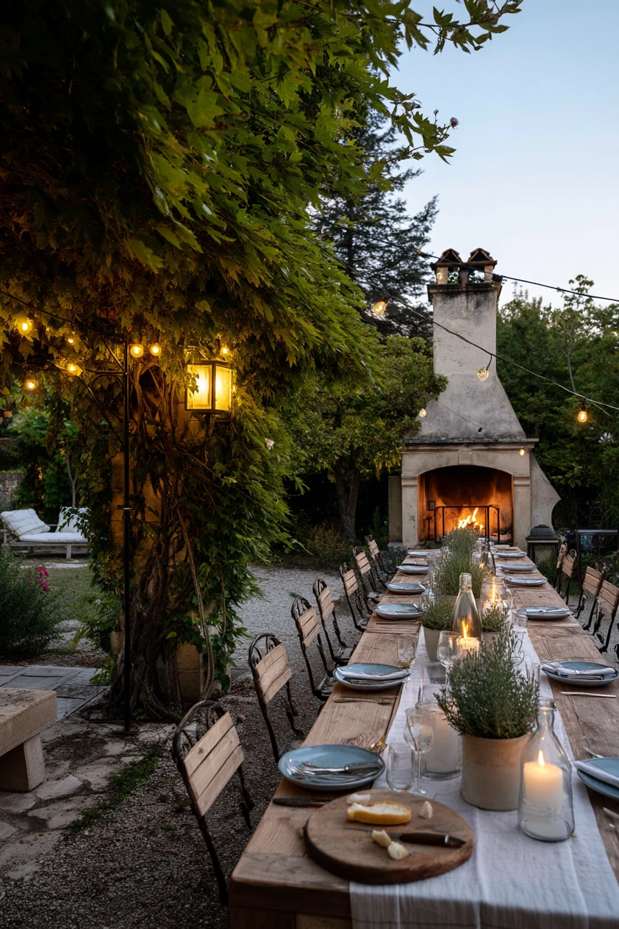outdoor fireplace ideas 31