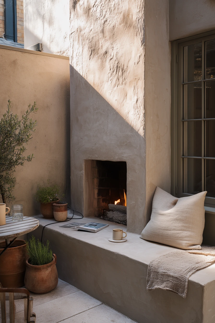outdoor fireplace ideas 7