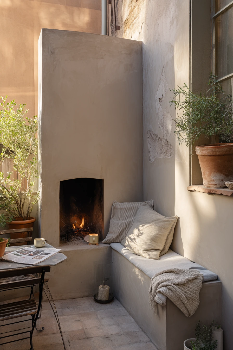 outdoor fireplace ideas 8