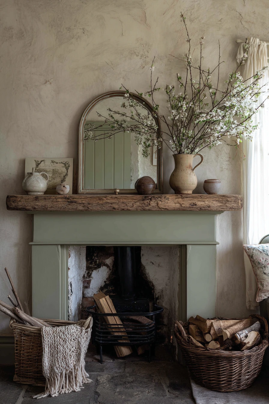 painted fireplace ideas 10