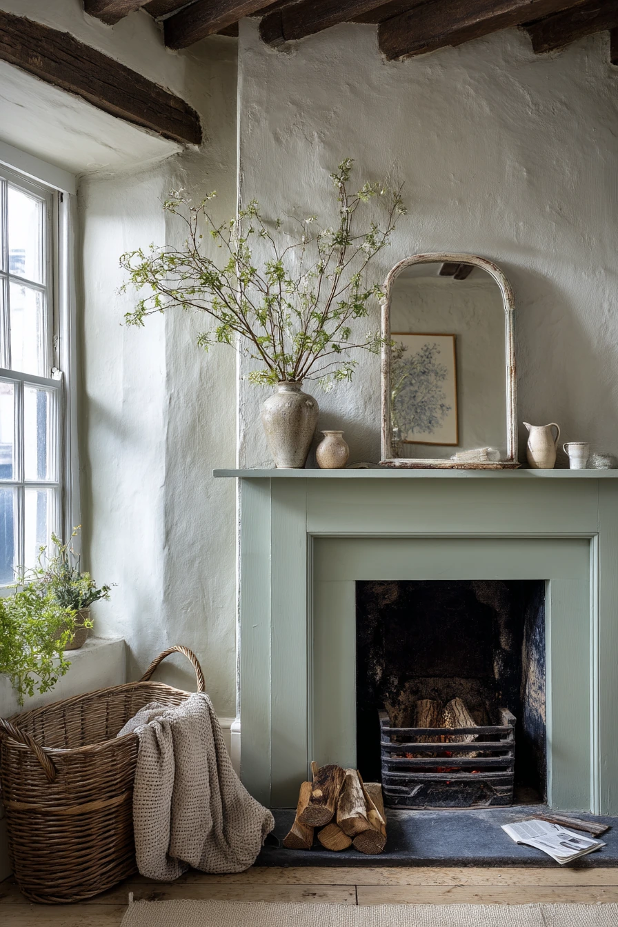 painted fireplace ideas 11
