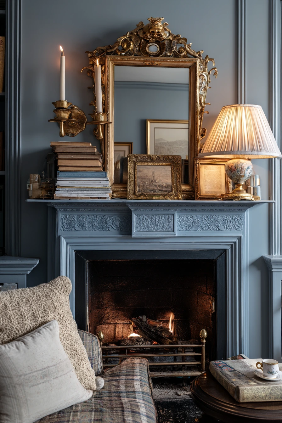 painted fireplace ideas 19