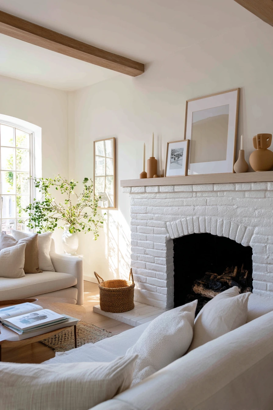 painted fireplace ideas 2