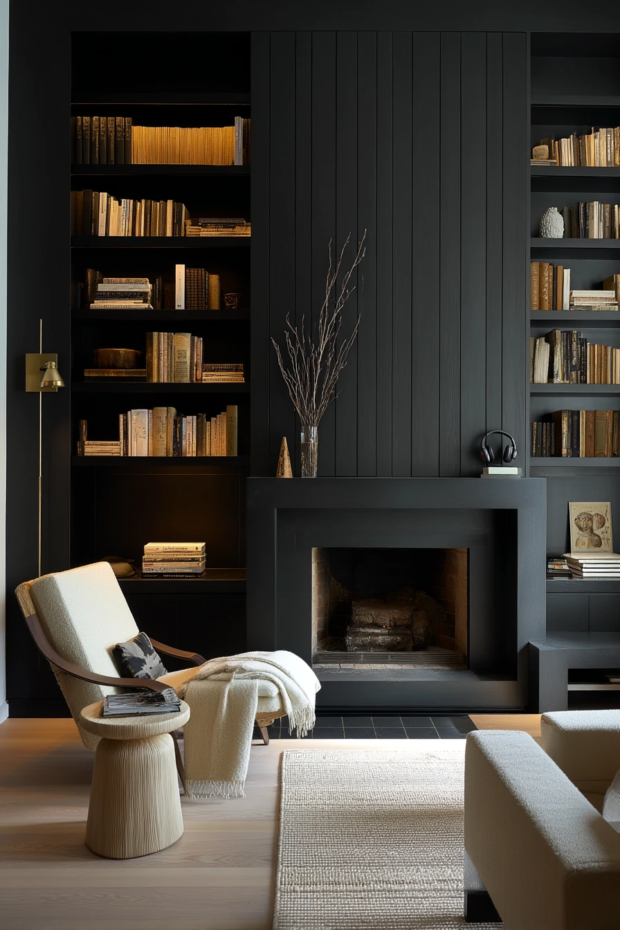 painted fireplace ideas 21