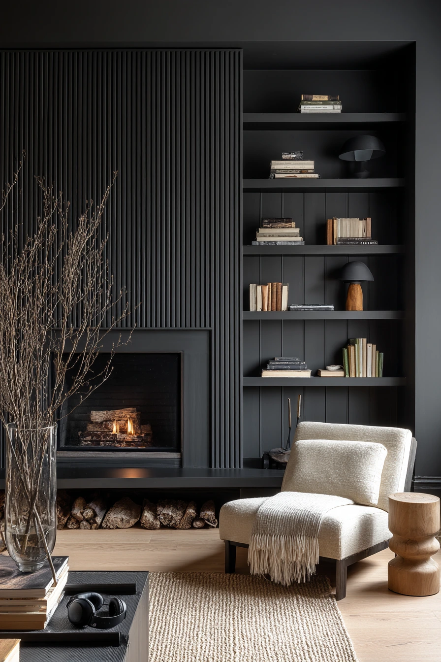 painted fireplace ideas 22