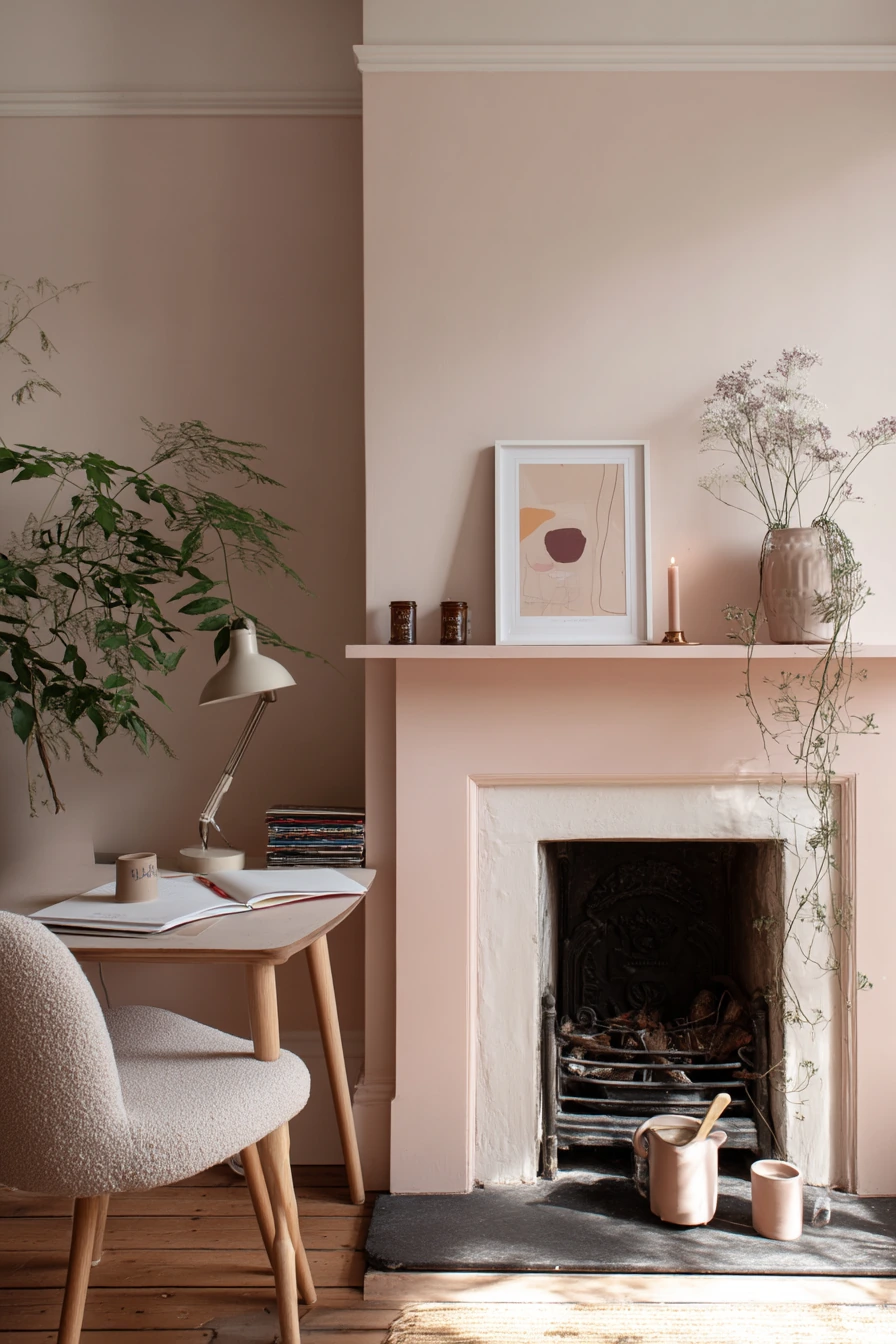 painted fireplace ideas 33