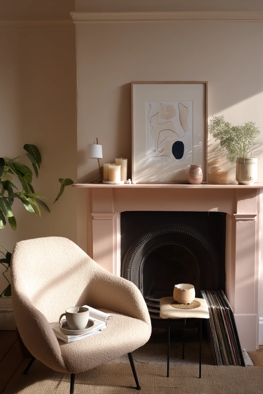 painted fireplace ideas 35