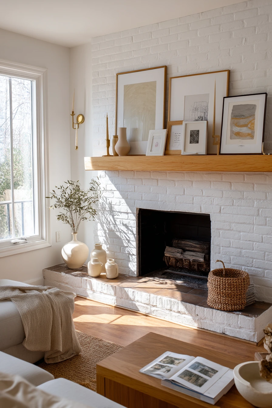 painted fireplace ideas 4