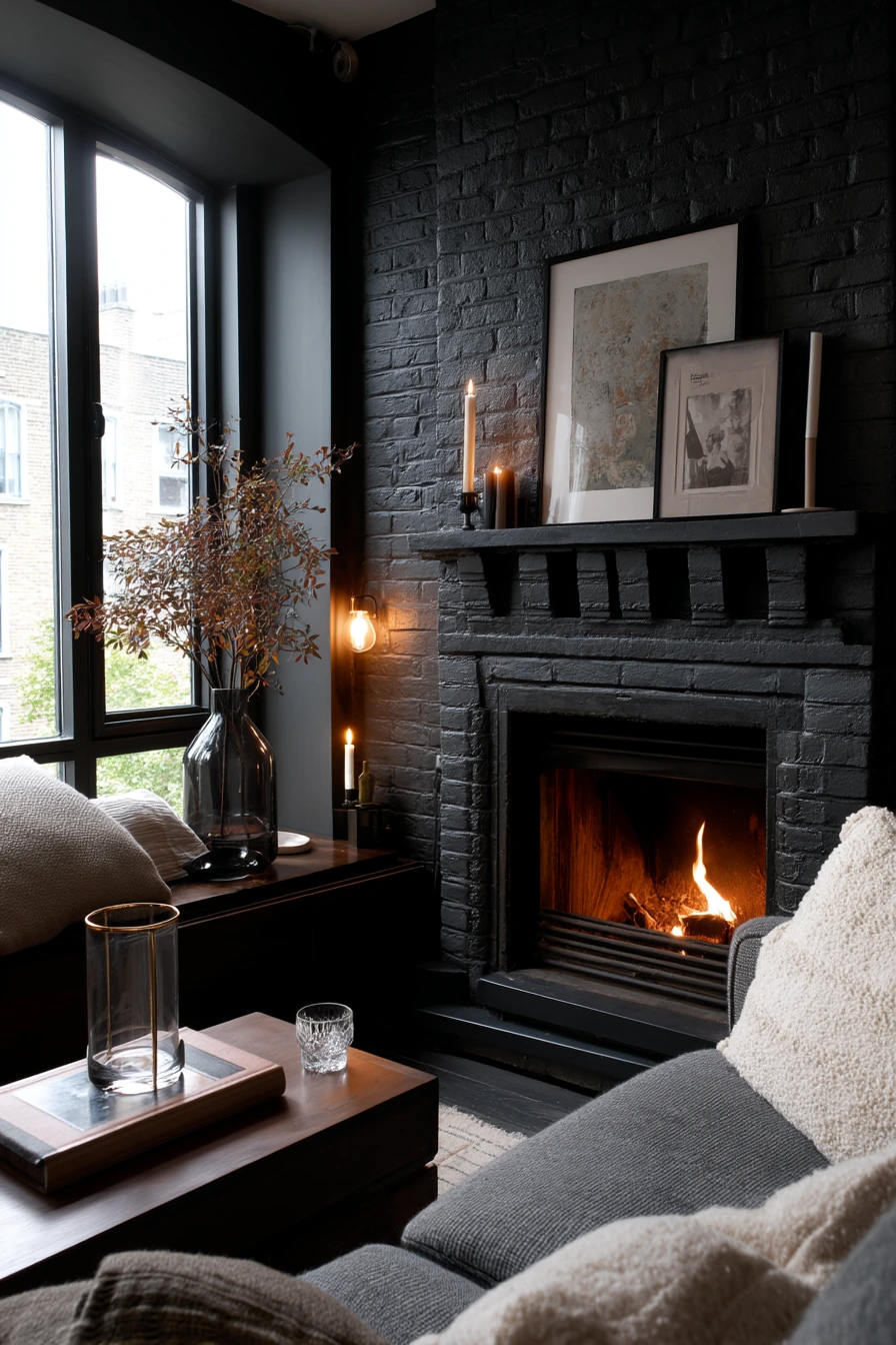 painted fireplace ideas 7