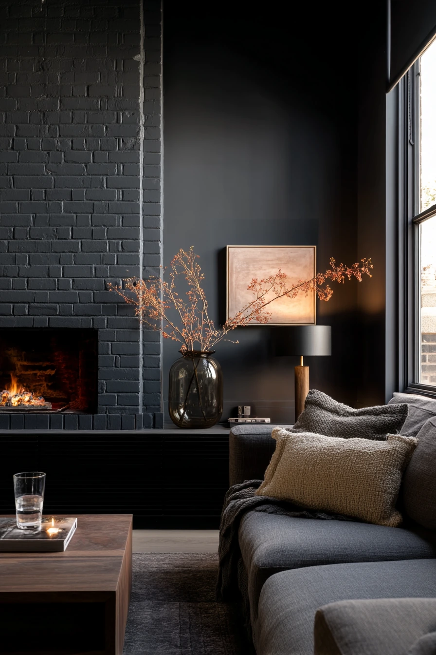 painted fireplace ideas 8