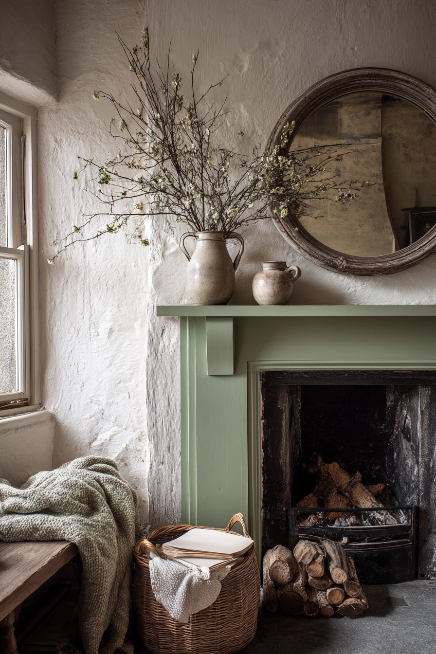 painted fireplace ideas 9