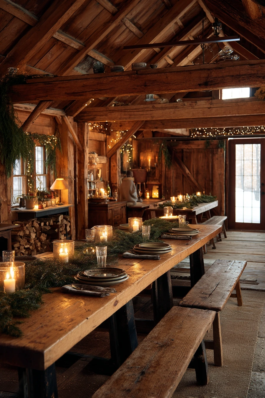 rustic dining room ideas 22