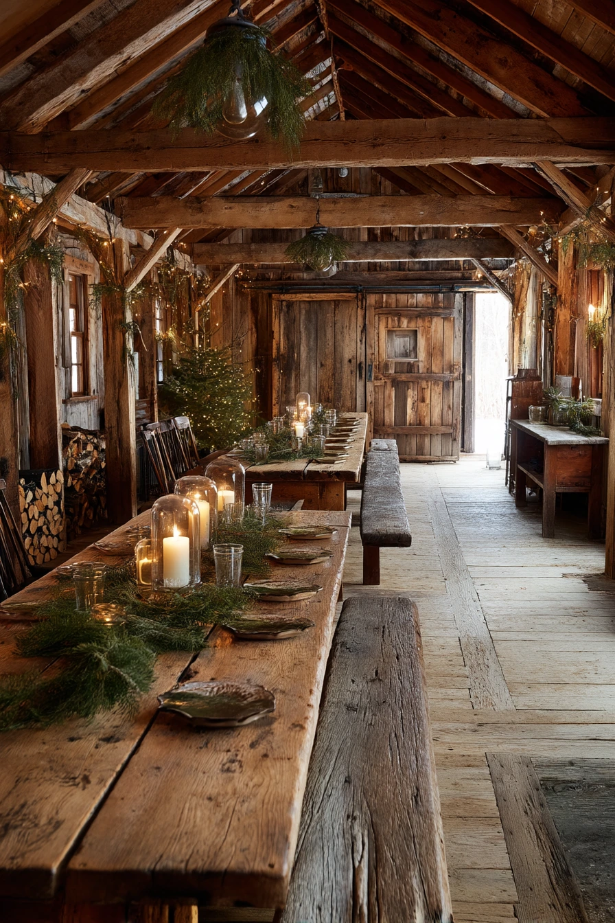 rustic dining room ideas 23