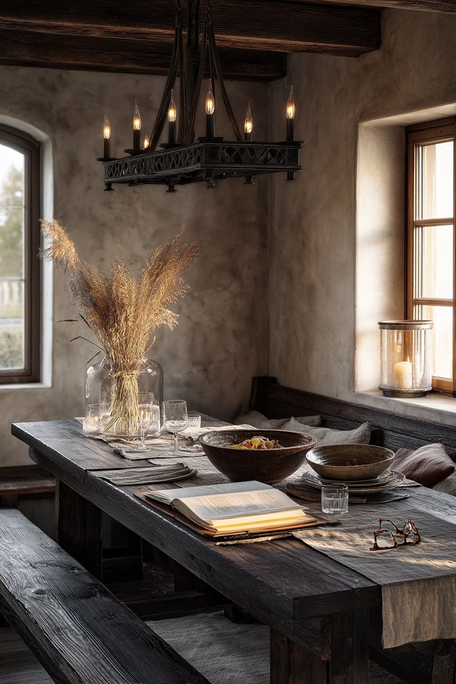 rustic dining room ideas 33