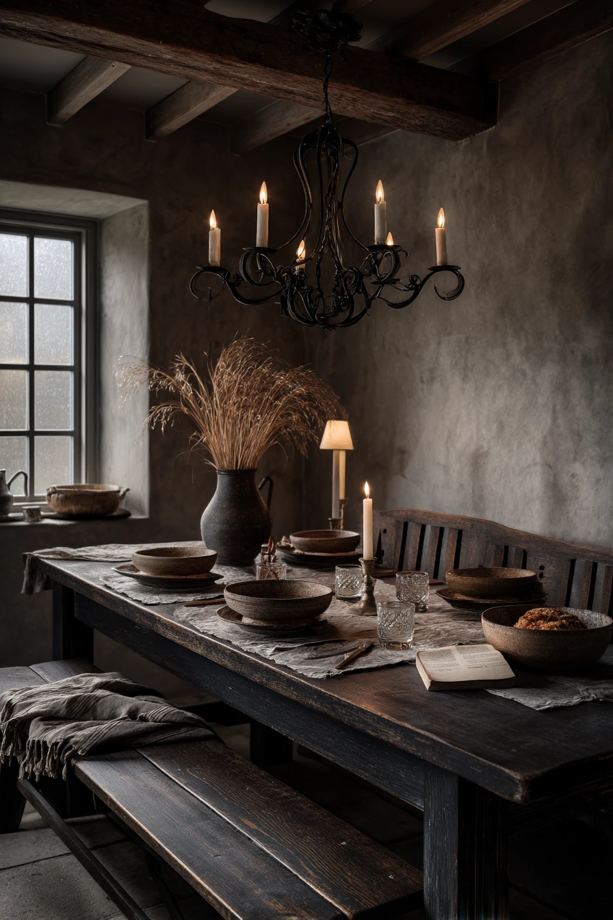 rustic dining room ideas 36