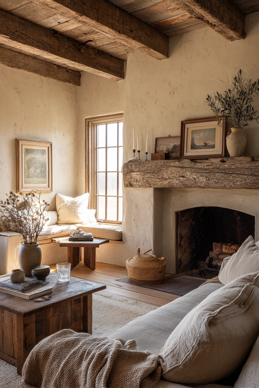rustic mantel styling ideas 2