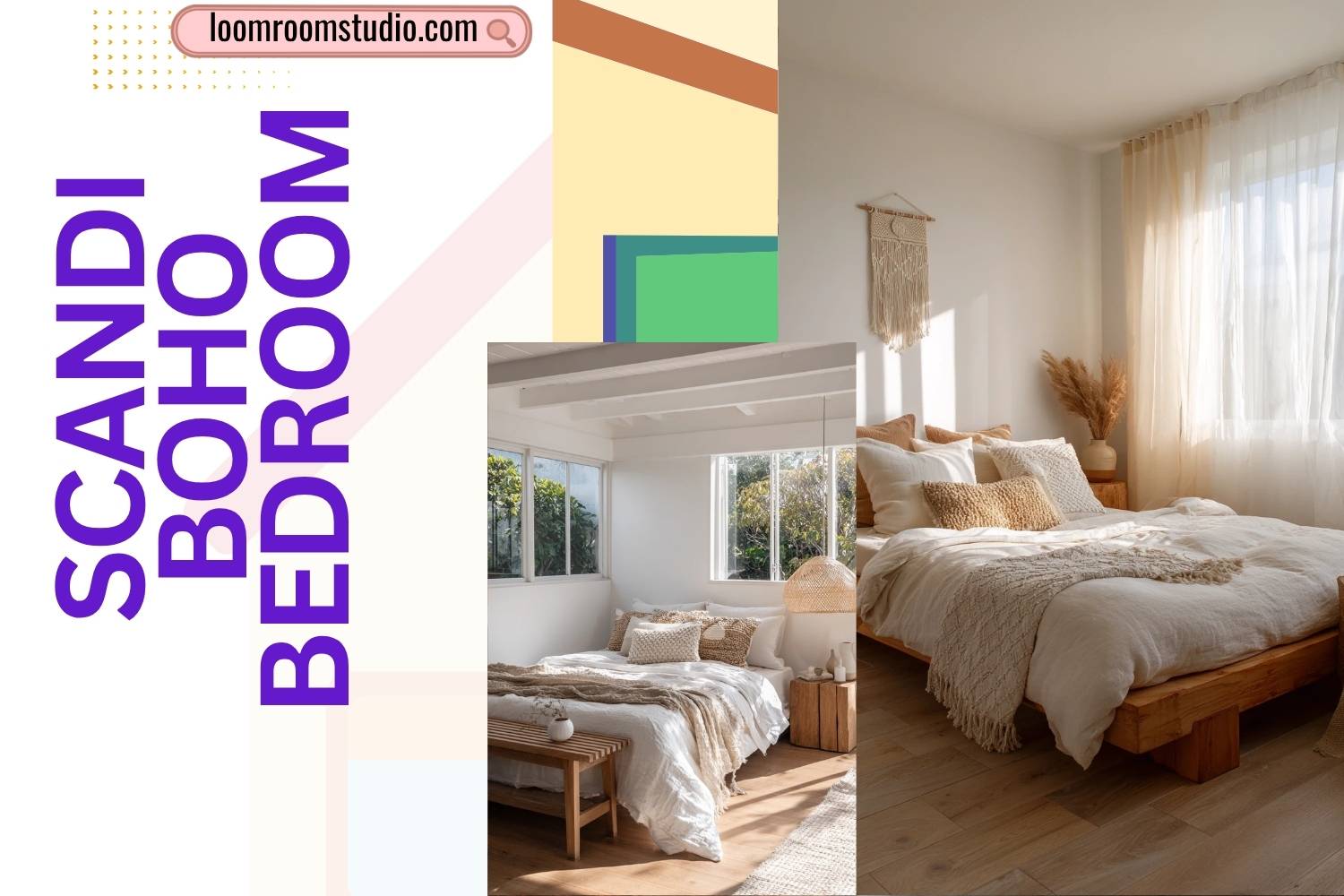 scandi boho bedroom