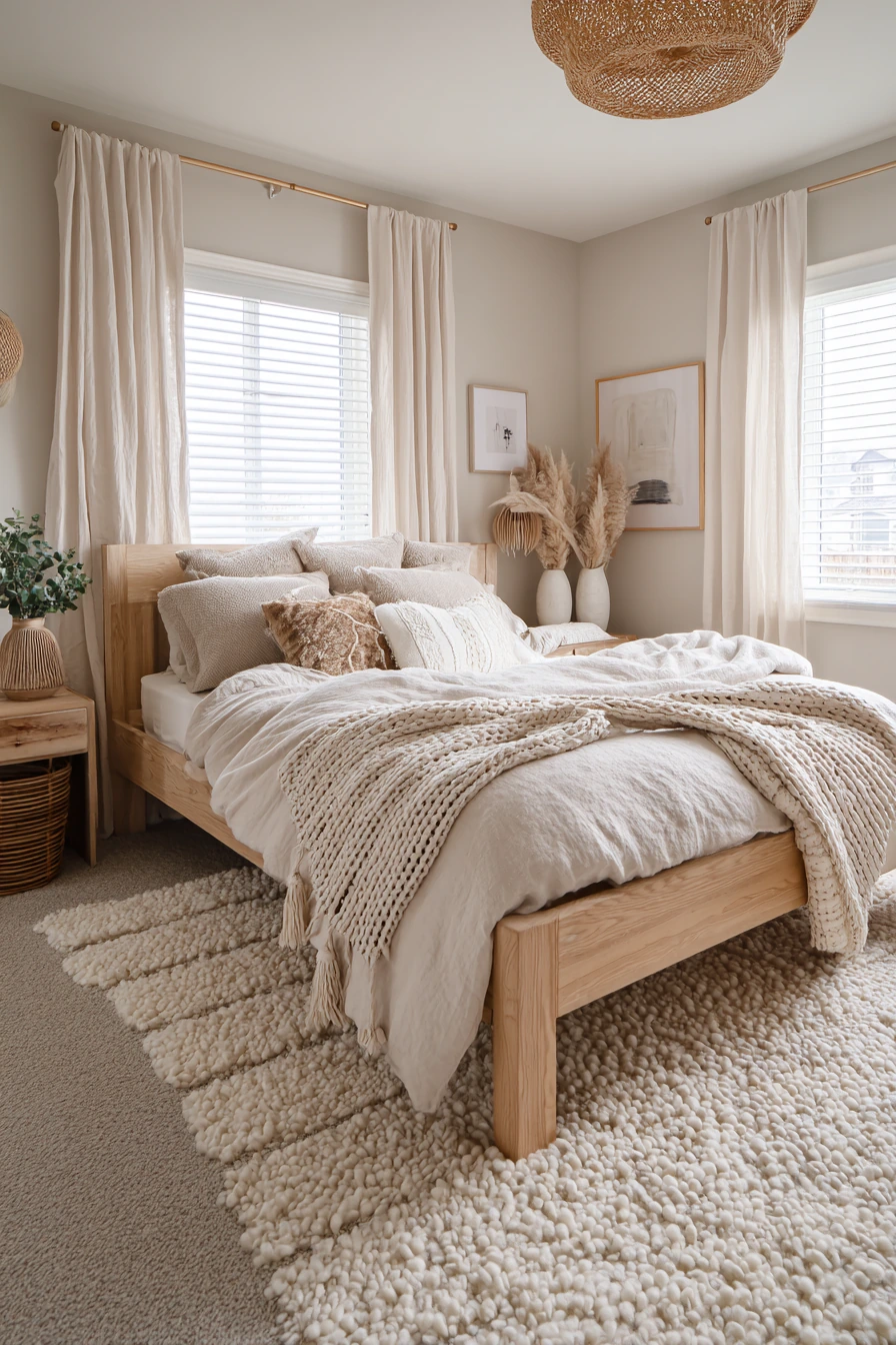 scandi boho bedroom 10