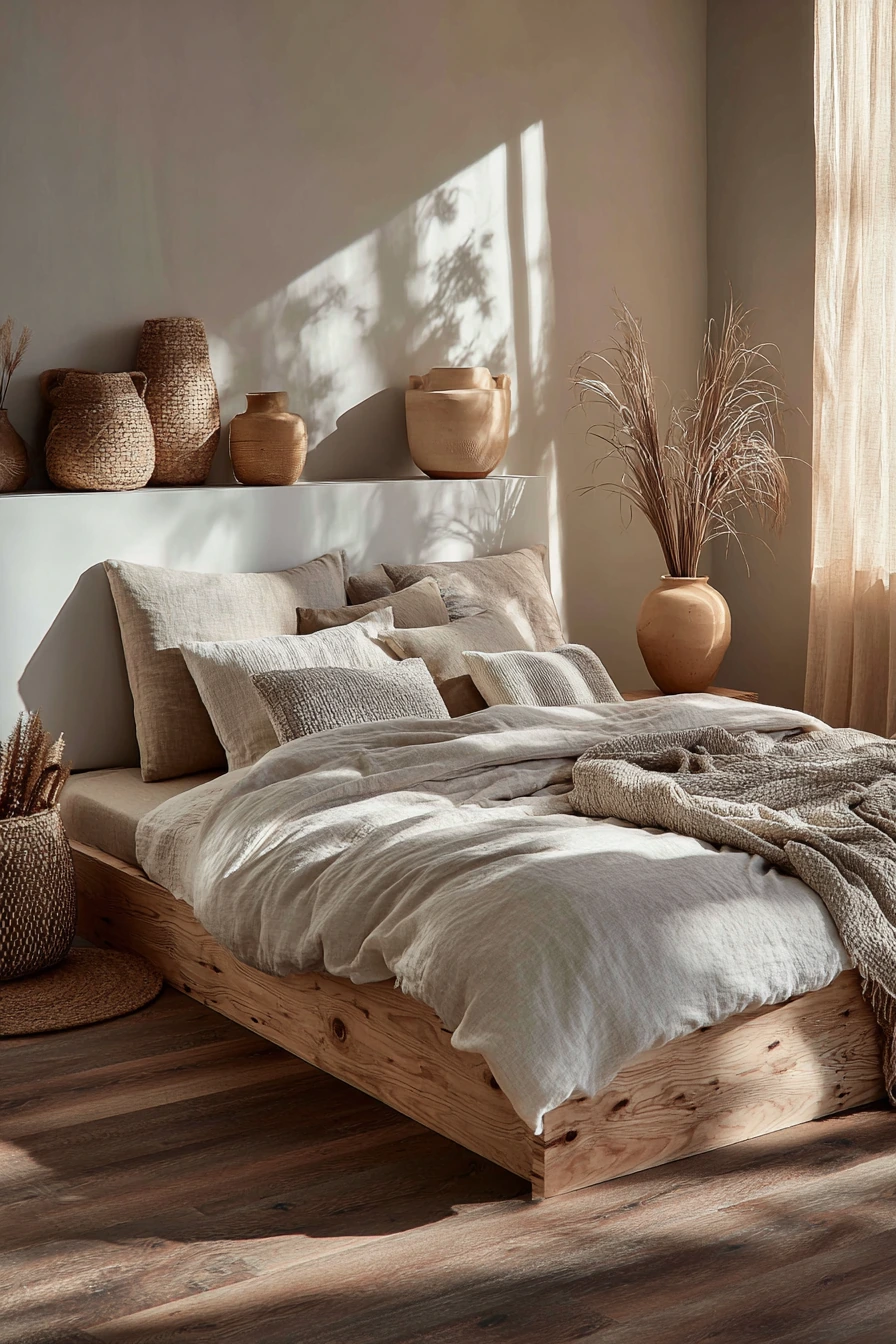 scandi boho bedroom 16