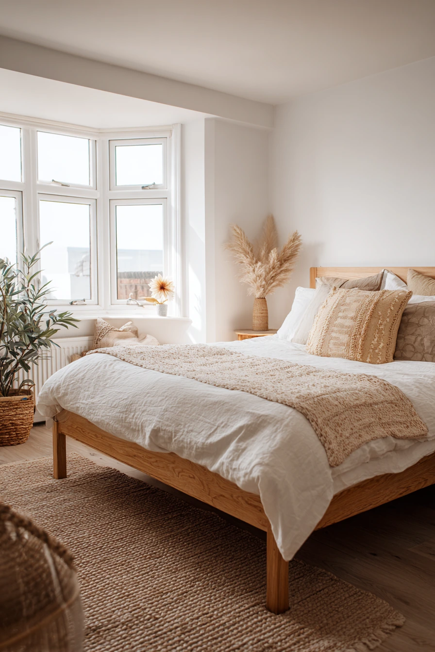 scandi boho bedroom 17