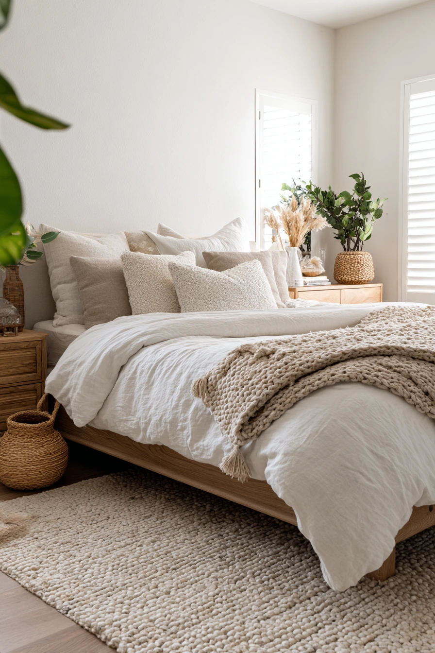 scandi boho bedroom 21
