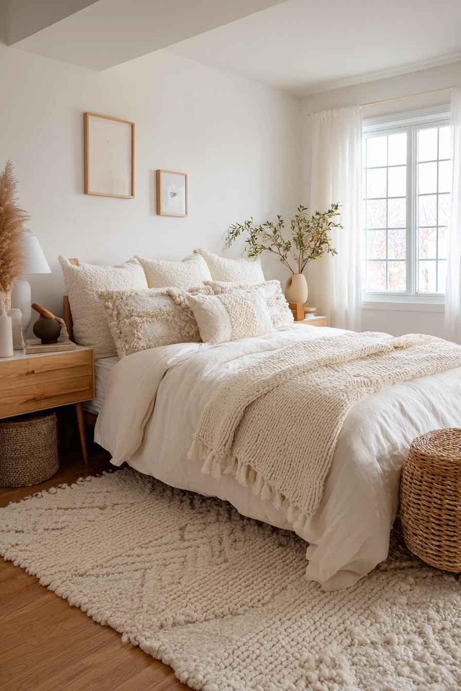 scandi boho bedroom 24