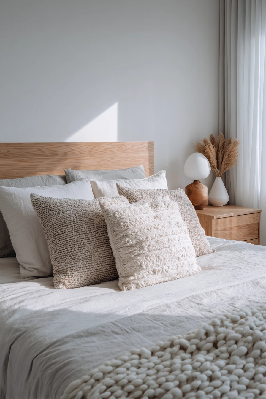 scandi boho bedroom 25