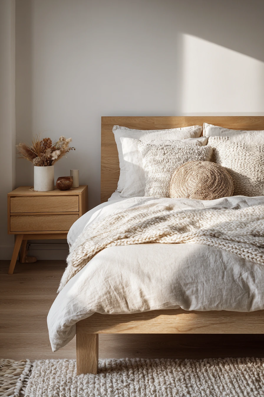 scandi boho bedroom 28