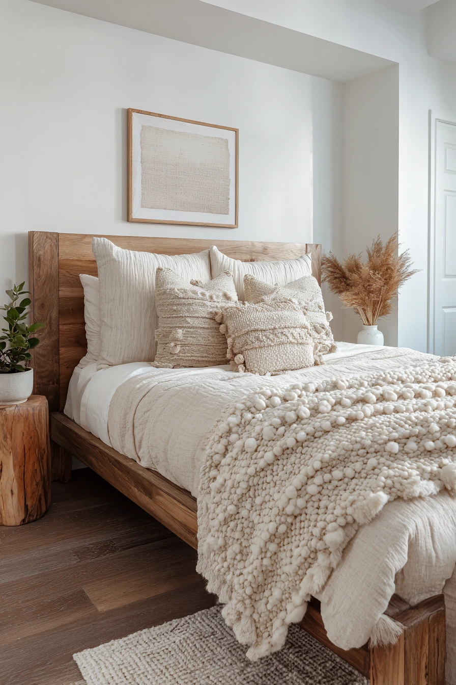 scandi boho bedroom 29