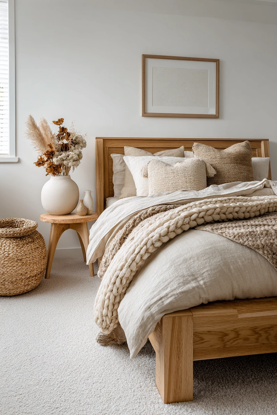 scandi boho bedroom 38