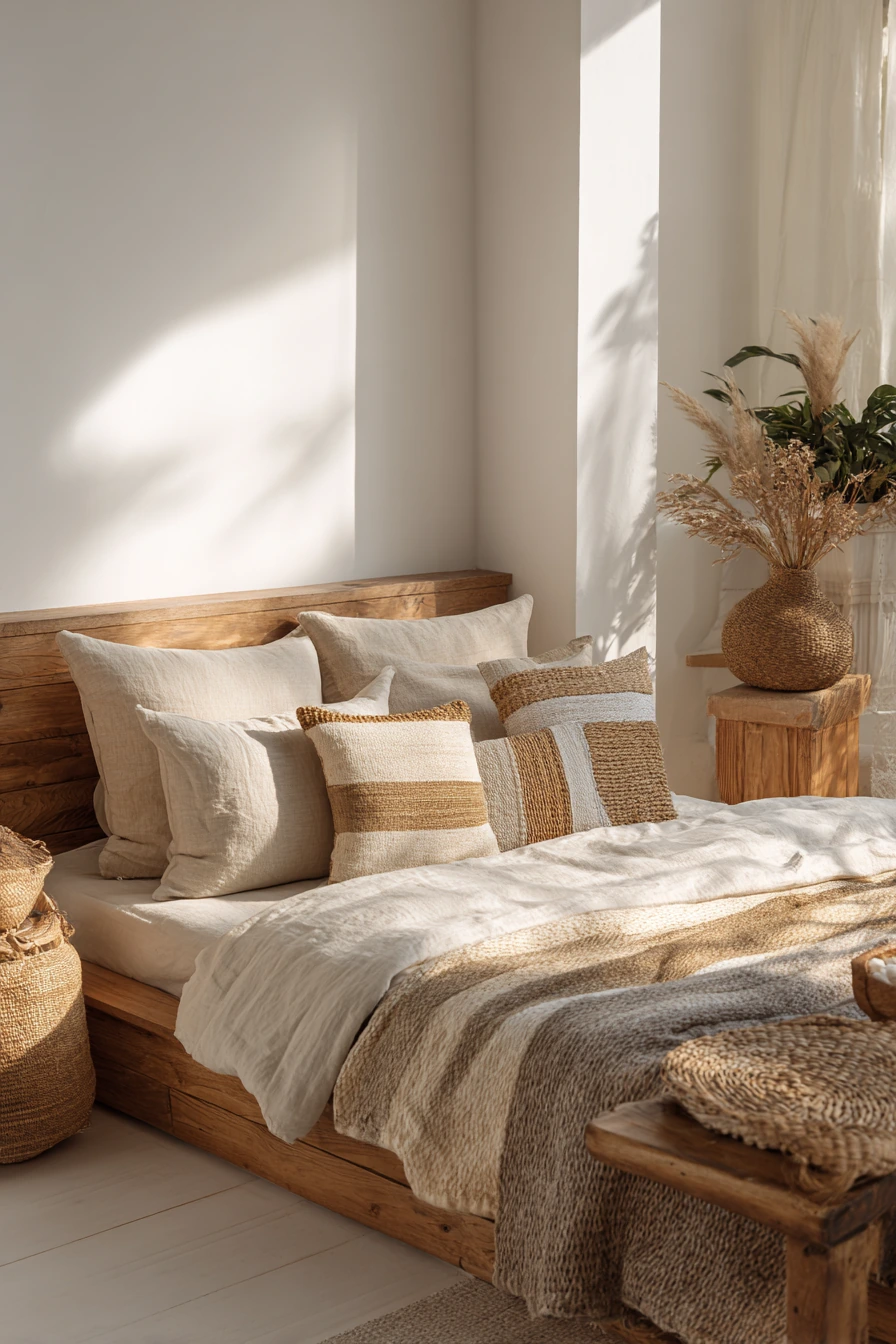 scandi boho bedroom 40