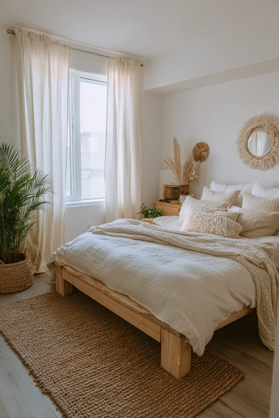 scandi boho bedroom 9