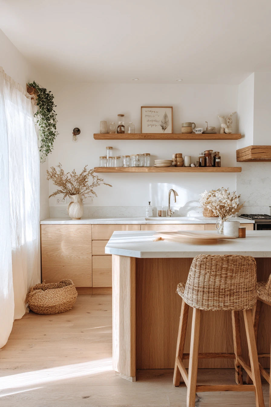 scandi boho kitchen 1