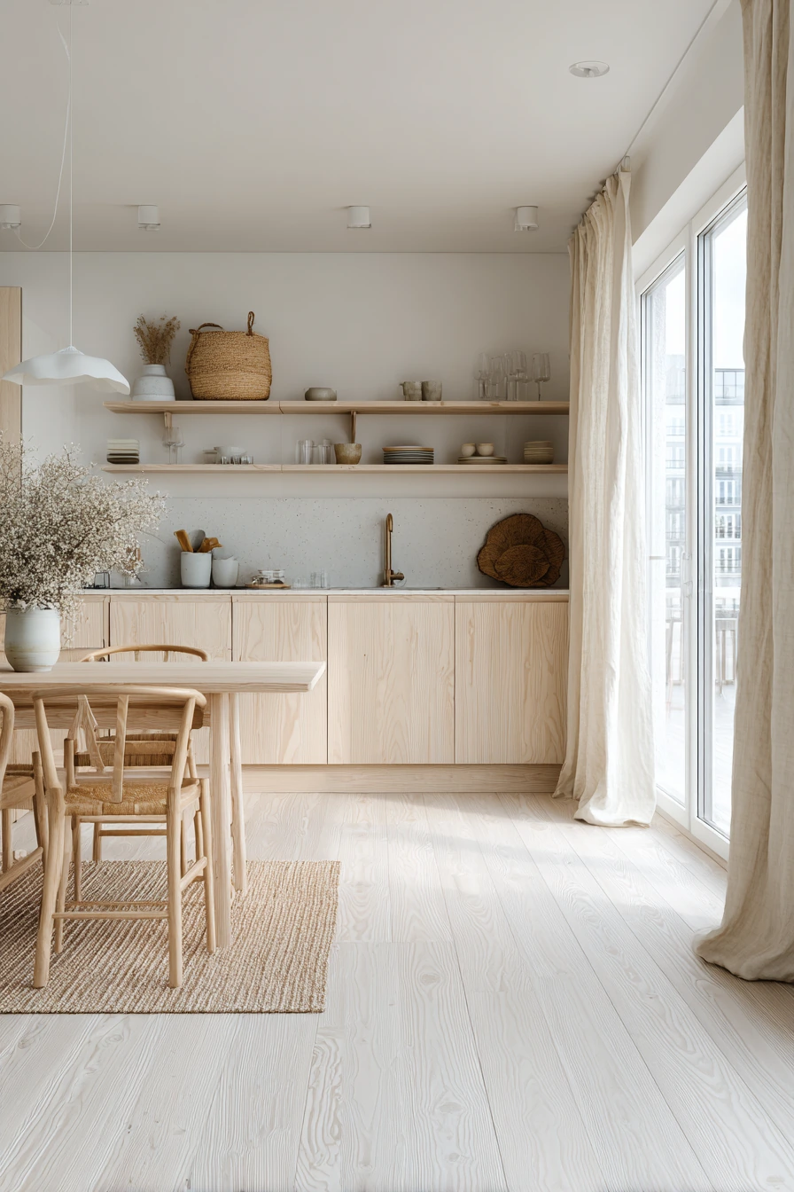 scandi boho kitchen 10