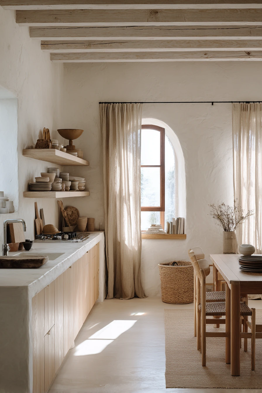 scandi boho kitchen 11