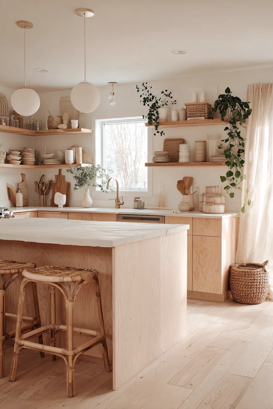 scandi boho kitchen 2